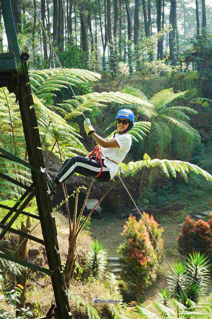 Nyobain Highrope di Grafika