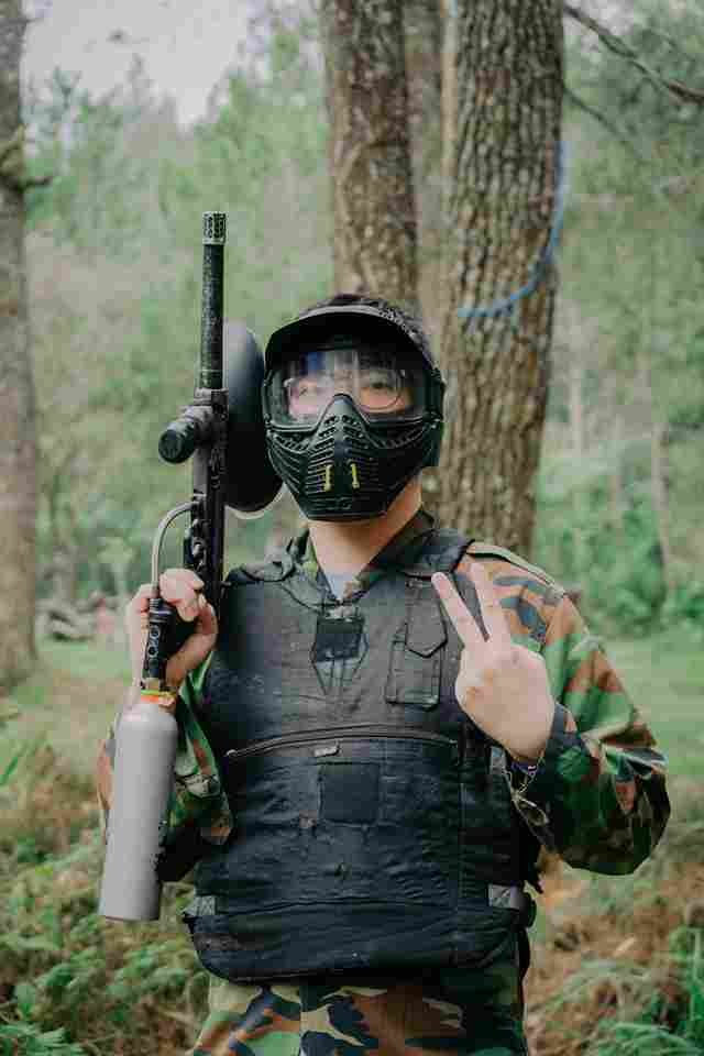 Permainan Paintball EO Prabu Outbound